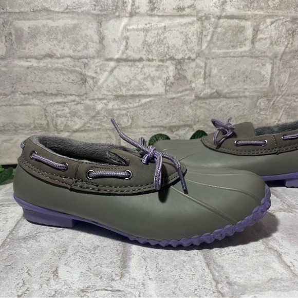 JBU Weather Ready Ankle Boots Gray and Purple Tie Up Women’s 6.5 M - Picture 4 of 9